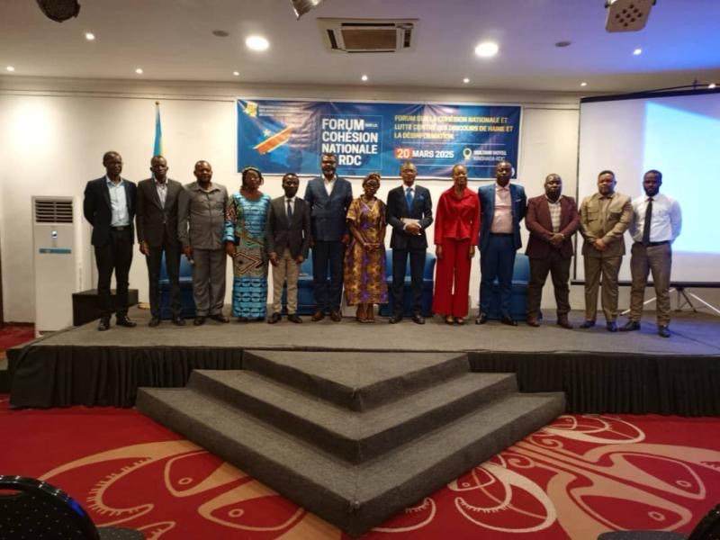 Forum sur la cohésion nationale à Kinshasa : La jeunesse en action pour la paix durable