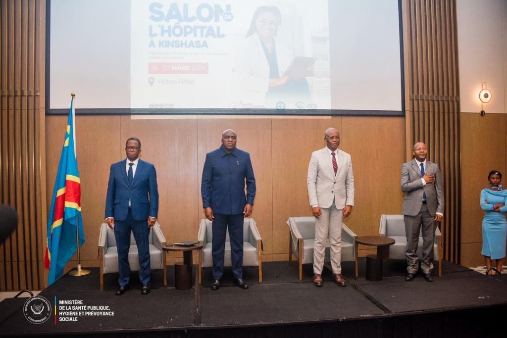 Lancement du premier salon de l’hôpital en RDC : « Réinventer l’hôpital avec la couverture santé universelle »