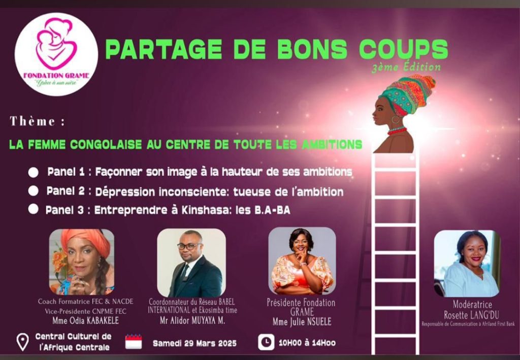 Kinshasa accueille la 3ᵉ édition de « Partage de Bons Coups »
