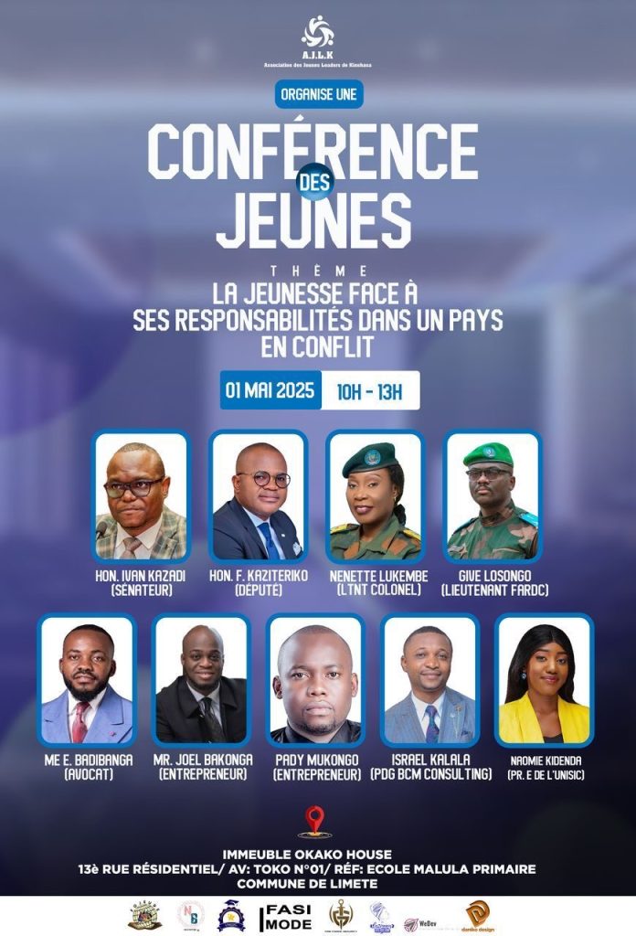 L’AJLK organise une conférence des jeunes : « La jeunesse kinoise face aux défis de la paix et du développement »