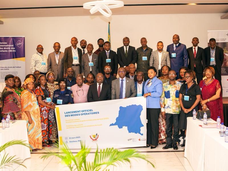 Renforcer de la protection de l’enfant en RDC : Lancement des modes opératoires par IBCR