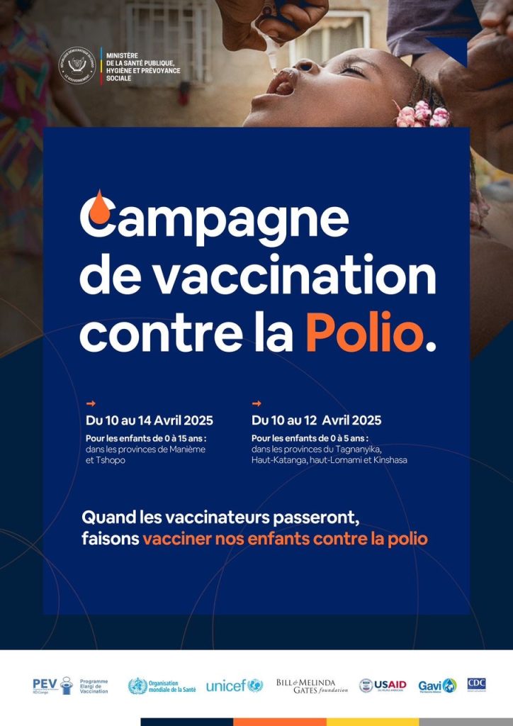 Le ministère de la santé publique lance une campagne de vaccination contre la poliomyélite