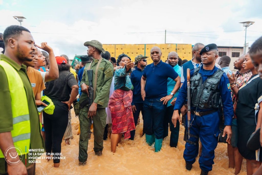 Inondations à Kinshasa : Ministre de la Santé se mobilise sur terrain