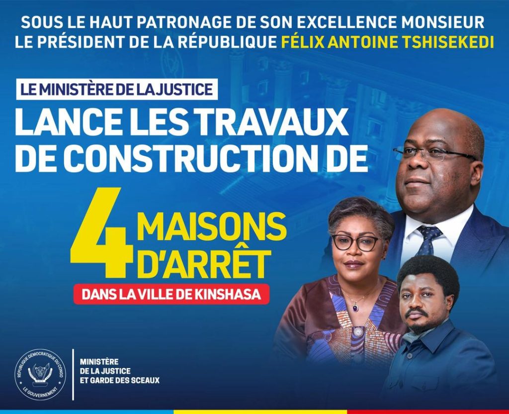 Justice : Constant Mutamba inaugure une nouvelle ère carcérale à Kinshasa