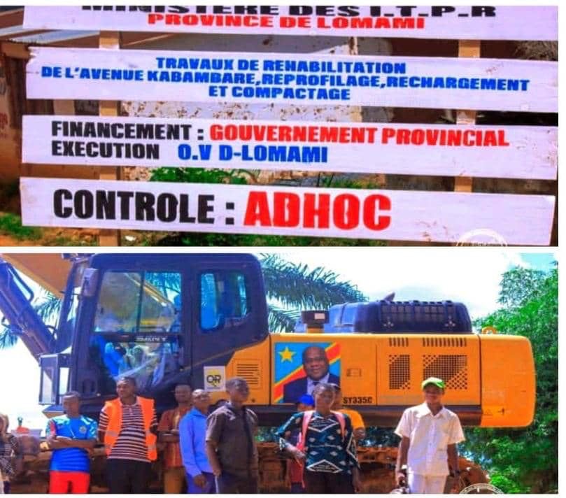 Kabinda se modernise : La voirie réhabilitée au profit de la population