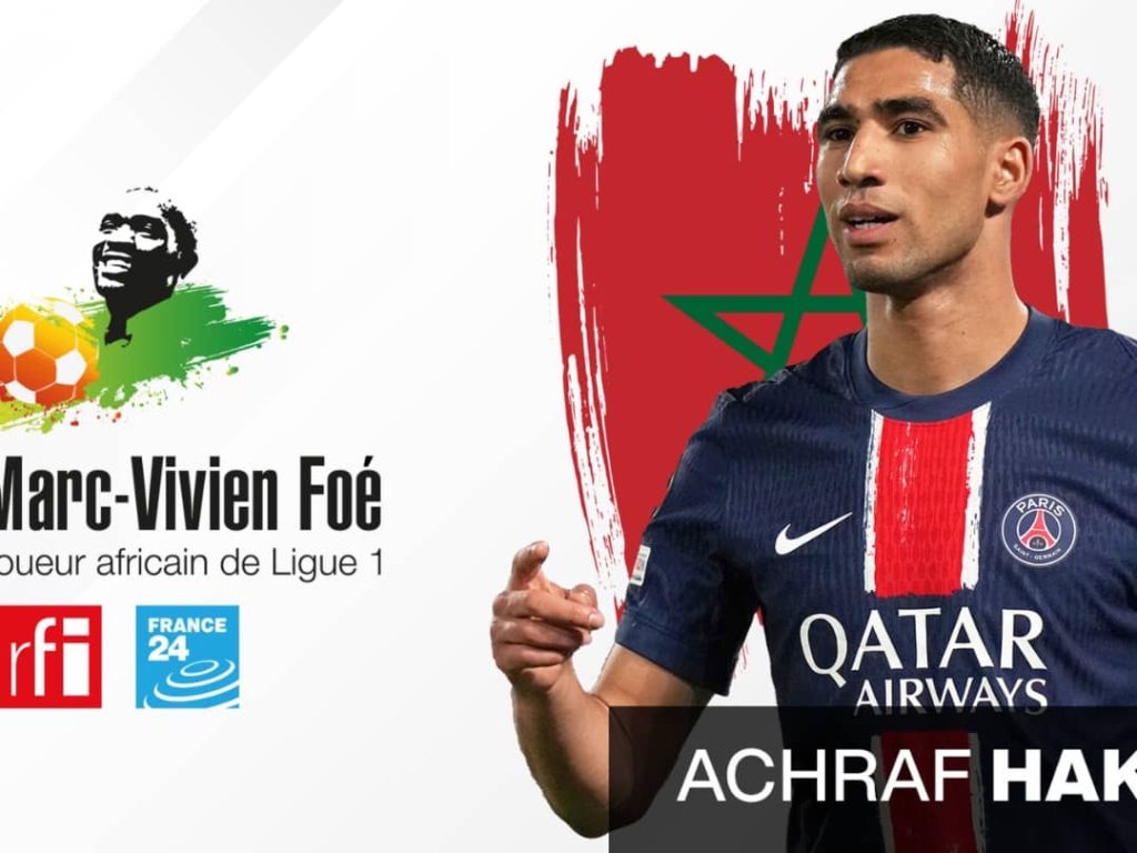 Prix Marc-Vivien foé 2025: Achraf Hakimi suit-il la voie tracée par Chancel Mbemba ?