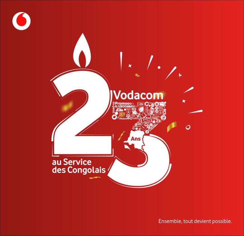 Vodacom Congo : 23 ans de connectivité au service du développement