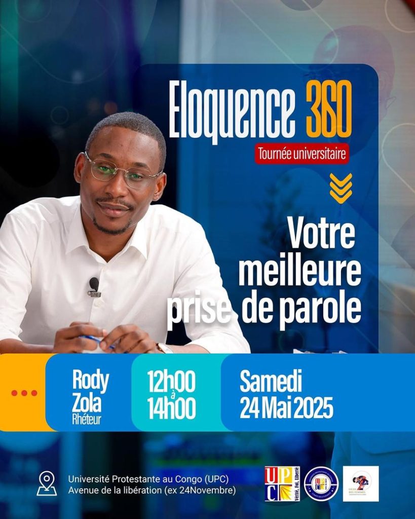 Eloquence 360 : Rody Zola donne un prochain rendez-vous de la masterclass en prise de parole en public à L’UPC