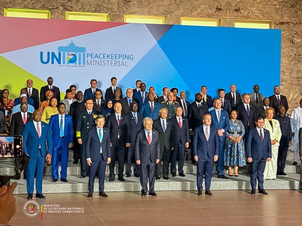 Berlin : Le VPM Guy Kabombo représente la RDC à la Conférence ministérielle des Nations Unies sur le maintien de la paix