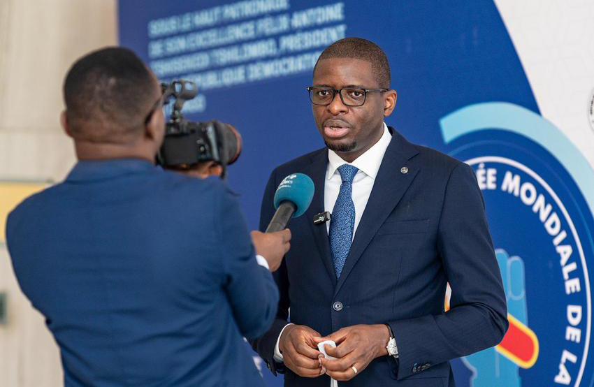 JMLP : Éric Tshikuma rend hommage aux journalistes