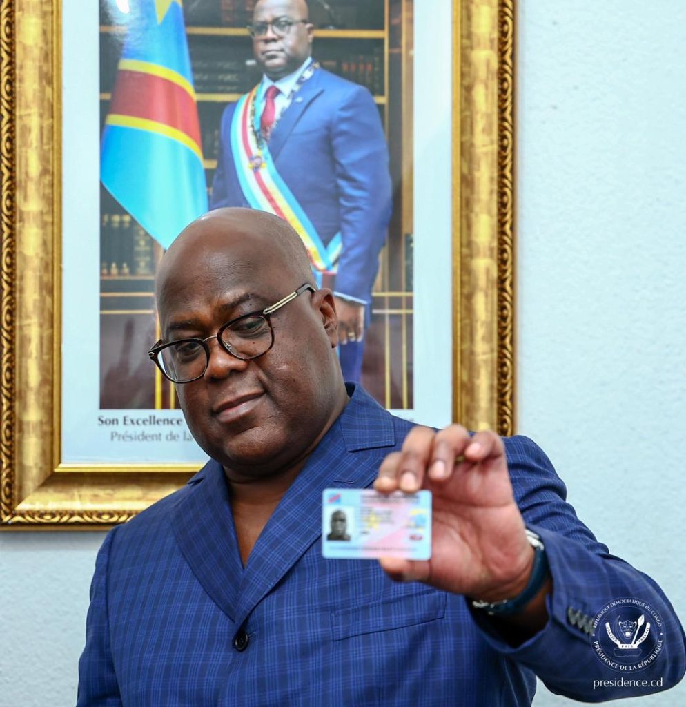 RDC: Le président Tshisekedi inaugure le permis de conduire biométrique
