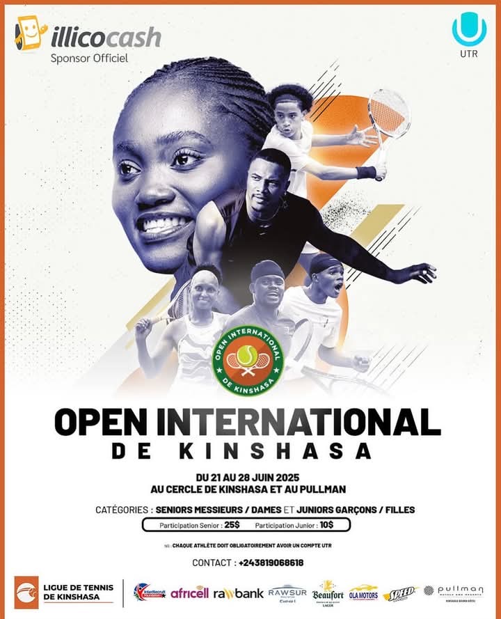 Tennis : La LITEKIN annonce la tenue de l’Open International à Kinshasa