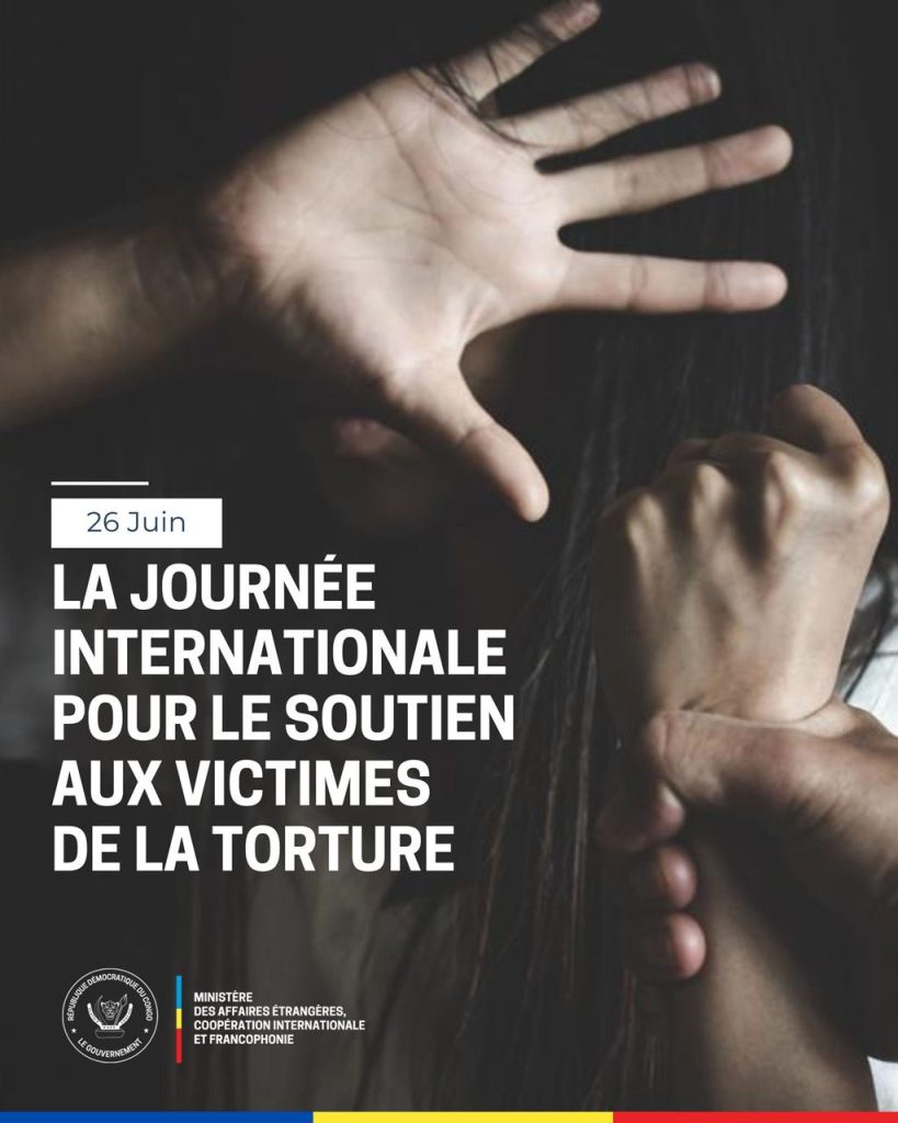 26 juin 2025 : Journée internationale pour le soutien aux victimes de la torture