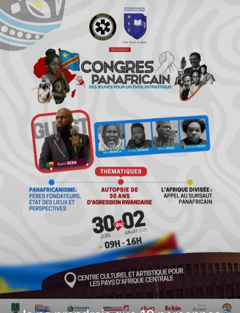 La REC mobilise les étudiants autour de 30 ans d’agression et d’espoir au Congrès Panafricain