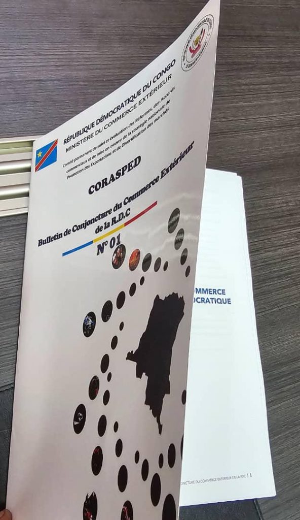 La RDC publie son premier bulletin de conjoncture du commerce extérieur