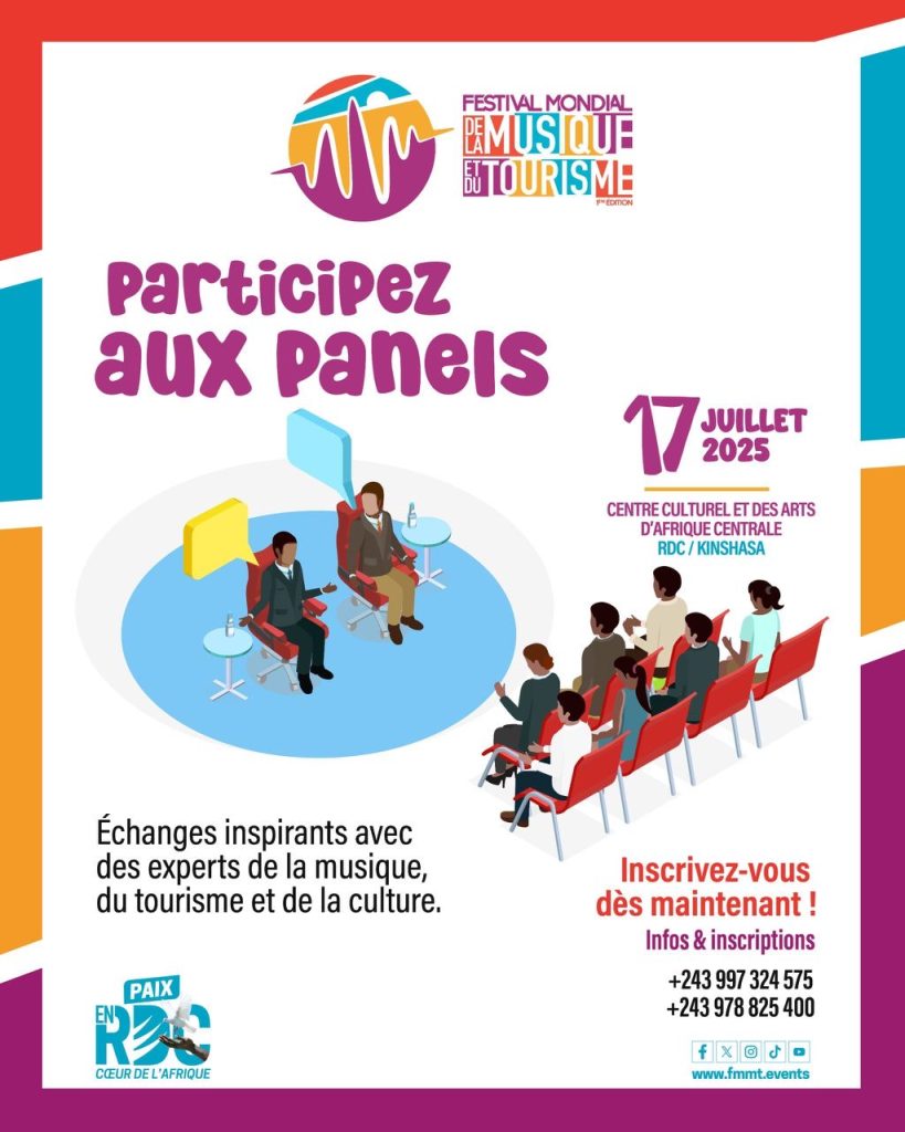 Kinshasa s’apprête à accueillir les panels du Festival de la musique et du tourisme