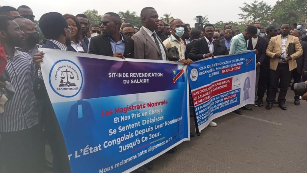 Sit-in des nouveaux magistrats : Entre revendications salariales et menaces disciplinaires