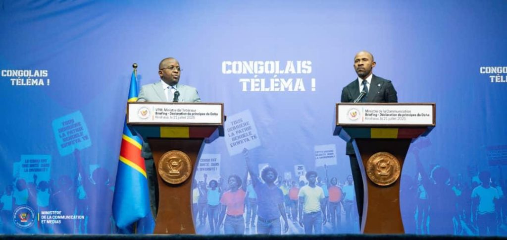 Au briefing Presse, Jaquemain Shabani éclaire l’opinion sur l’accord de Doha