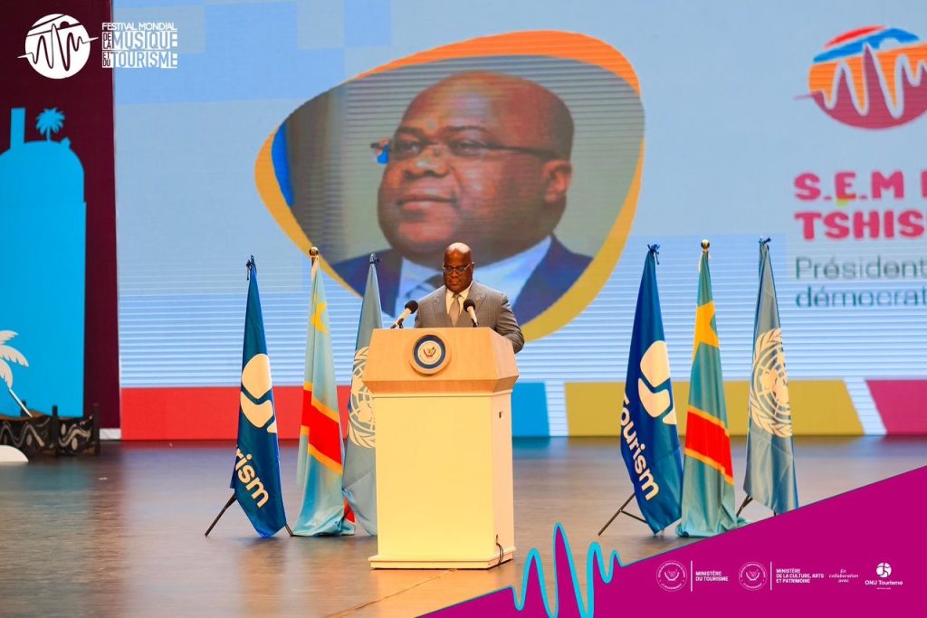 RDC : Félix Tshisekedi lance la première édition du Festival Mondial de la Musique et du Tourisme à Kinshasa