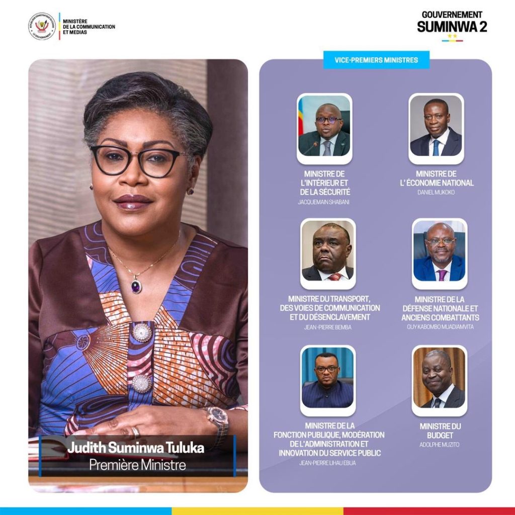 Passation officielle au Gouvernement Suminwa 2 : Les remises et reprises fixées aux 12 et 13 août 2025