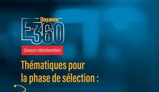Éloquence 360 : Société, philosophie, citoyenneté, amour, profession et foi au cœur du concours interuniversitaire