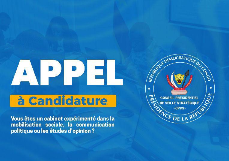 Le Conseil Présidentiel de Veille Stratégique recrute un cabinet pour une étude nationale sur la mobilisation citoyenne autour des actions présidentielles