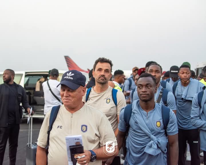 CAF C-1 : Les Aigles du Congo débarquent au Nigeria, prêts pour le défi