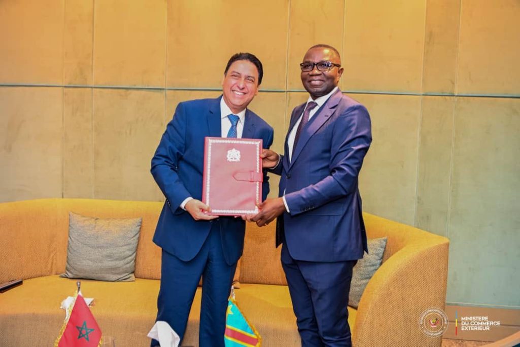 RDC – Maroc : Julien Paluku et Omar Hejira s’accordent pour dynamiser les échanges commerciaux