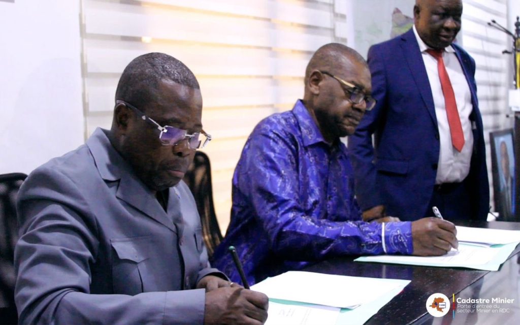 Kasaï : Signature d’un protocole d’accord entre le Cadastre Minier et la province pour l’encadrement fiscal des concessions