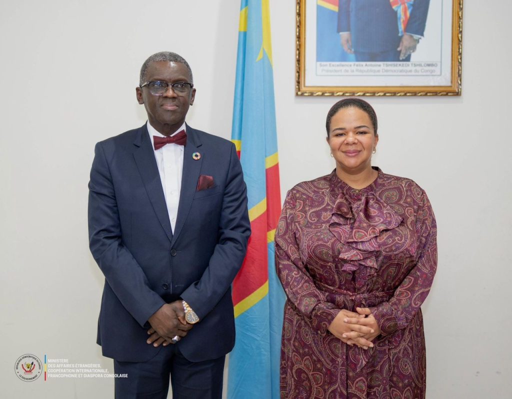 RDC-UNFPA : Thérèse Kayikwamba Wagner reçoit Mady Biaye pour une visite de courtoisie et d’au revoir