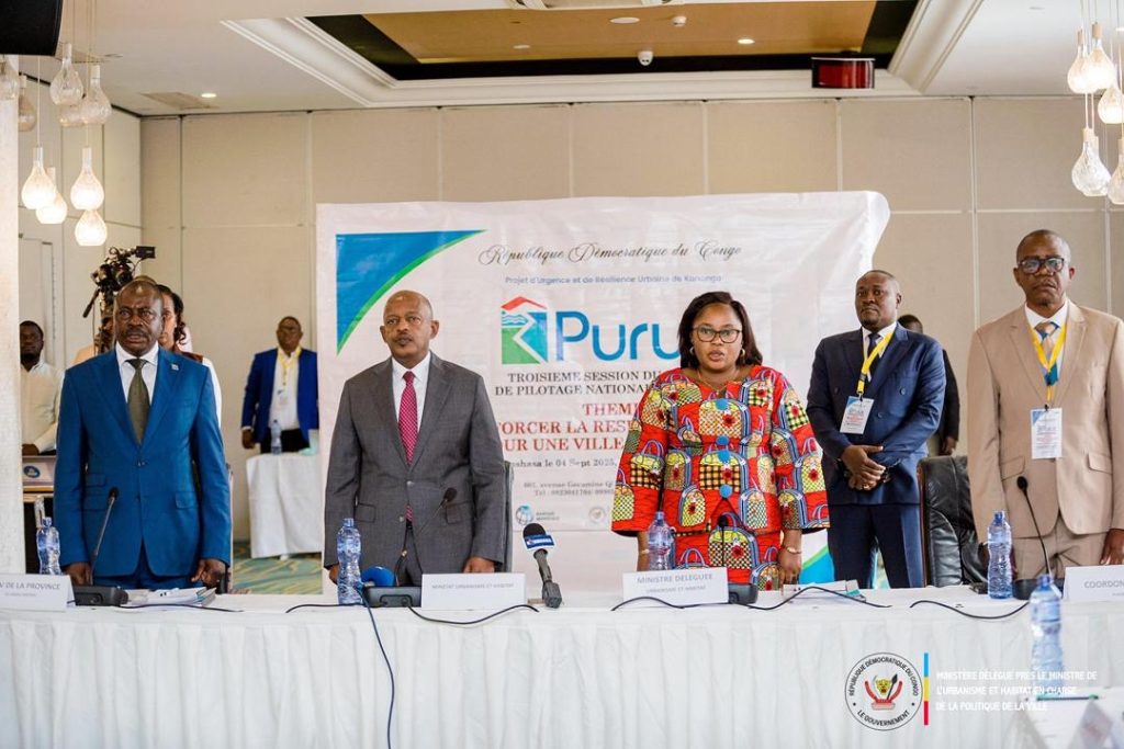 3ᵉ session du Comité de pilotage national du PURUK : Alexis Gisaro appelle à un nouveau départ pour renforcer la résilience urbaine à Kananga