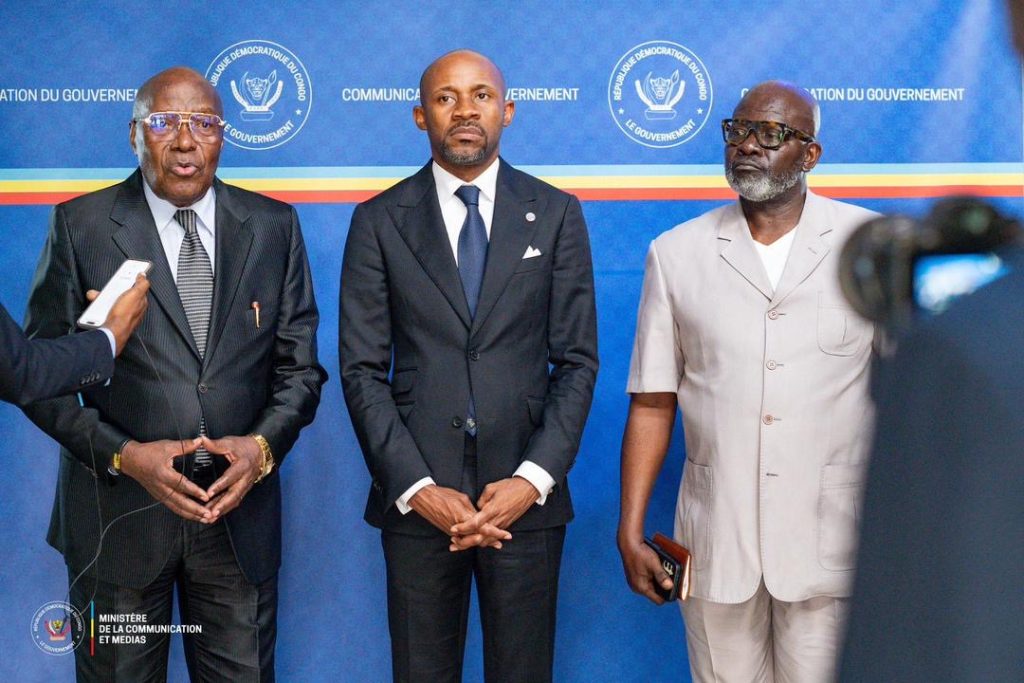 Organisation des obsèques du Professeur Malembe : Muyaya reçoit une délégation du comité de direction de L’UNISIC (ex IFASIC)