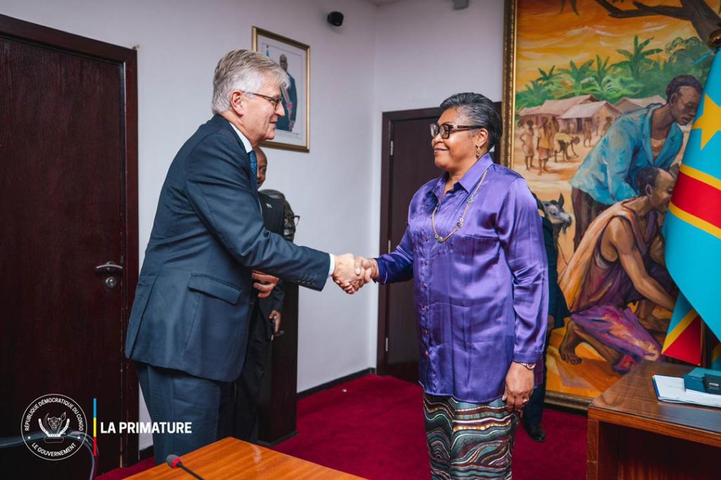 La Première Ministre Judith Suminwa Tuluka échange avec Jean-Pierre Lacroix sur la paix et la sécurité dans l’Est du pays