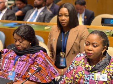 Micheline Ombae porte la voix des femmes et des enfants congolais à la 80ᵉ Assemblée générale des Nations Unies