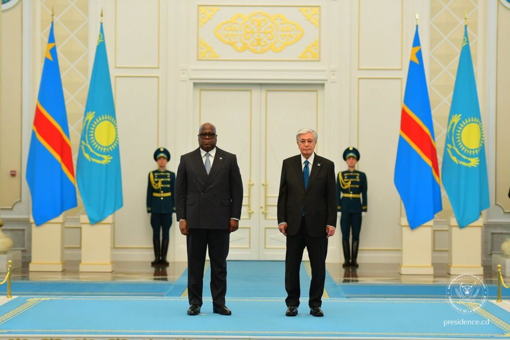 RDC-Kazakhstan : Félix Tshisekedi renforce la coopération bilatérale lors d’une visite d’État historique