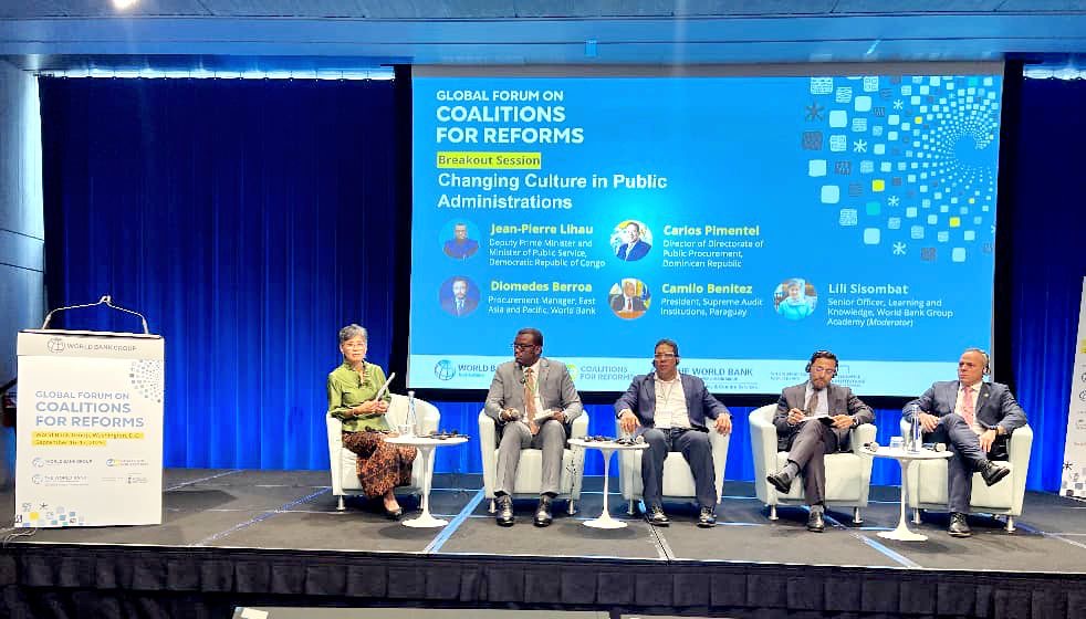 Washington : La RDC citée en modèle par la Banque mondiale pour sa conduite des réformes de l’Administration publique