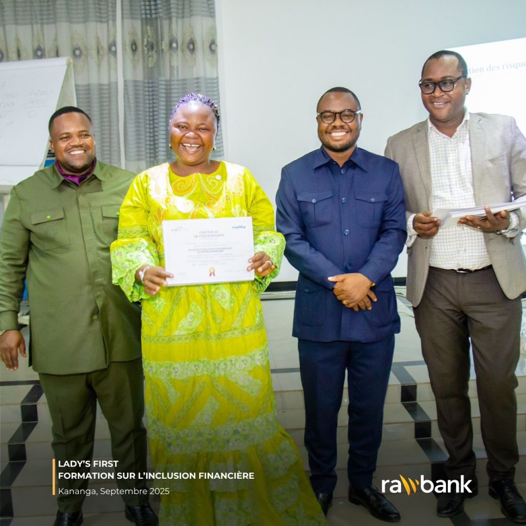 Lady’s First : Rawbank soutient 189 femmes entrepreneures pour renforcer l’inclusion financière en RDC