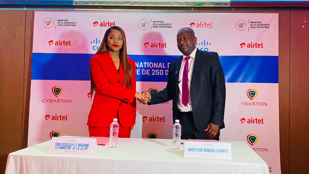 250 000 jeunes Congolais à l’école du numérique : Airtel RDC rejoint le programme national lancé par le Ministère de la Jeunesse, Cisco et Cybastion