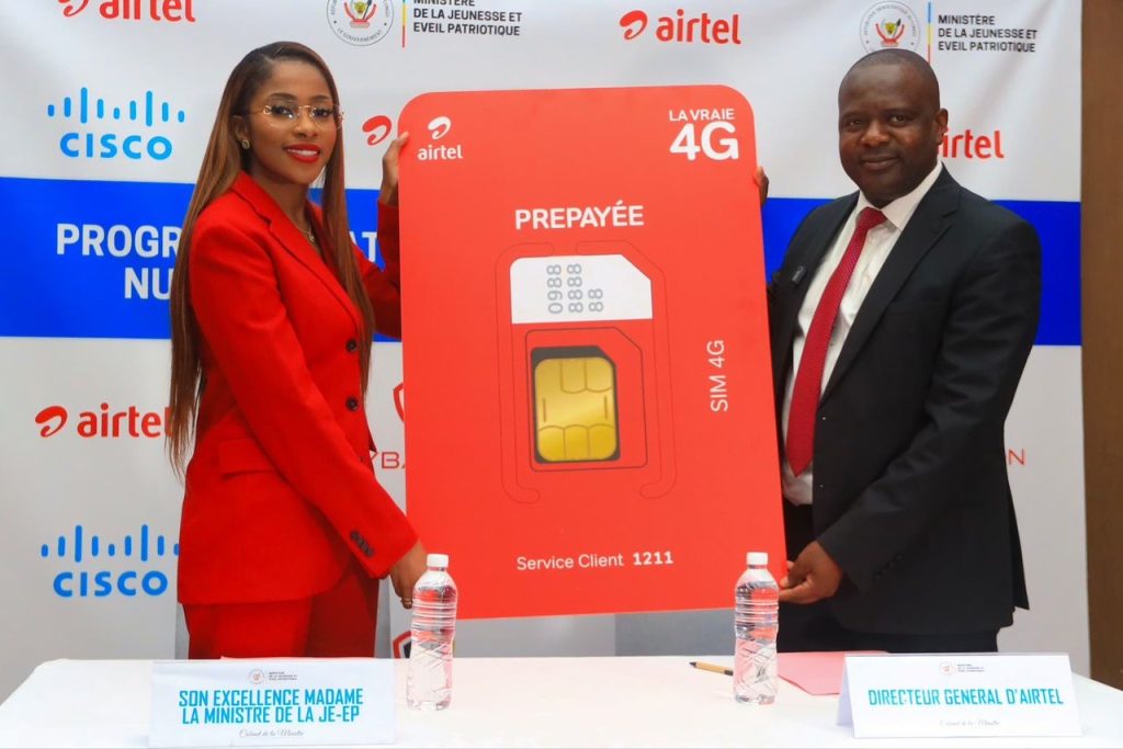 Airtel RDC offre un accès Internet gratuit pour 250 000 jeunes, symbole de son engagement pour la révolution numérique congolaise