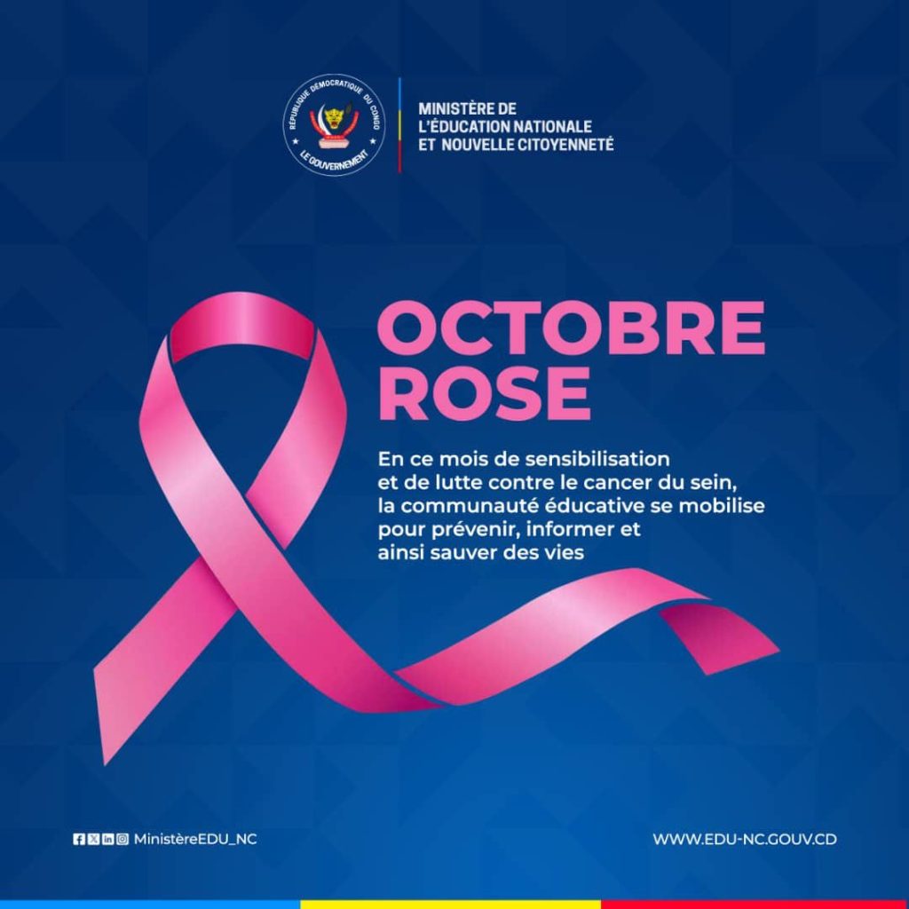 Octobre Rose : Le Ministère de l’Éducation Nationale et Nouvelle Citoyenneté s’engage dans la lutte contre le cancer du sein