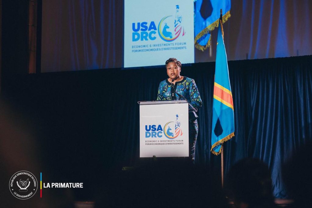 La Première Ministre Judith Suminwa Tuluka ouvre le Forum économique et d’investissement RDC–USA à Washington