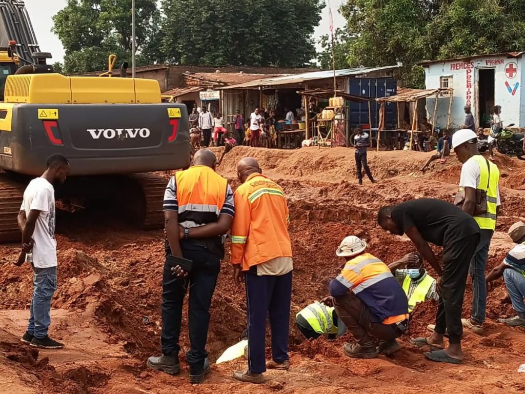 Mbuji-Mayi : Les travaux de modernisation de l’avenue Inga passent à une nouvelle phase