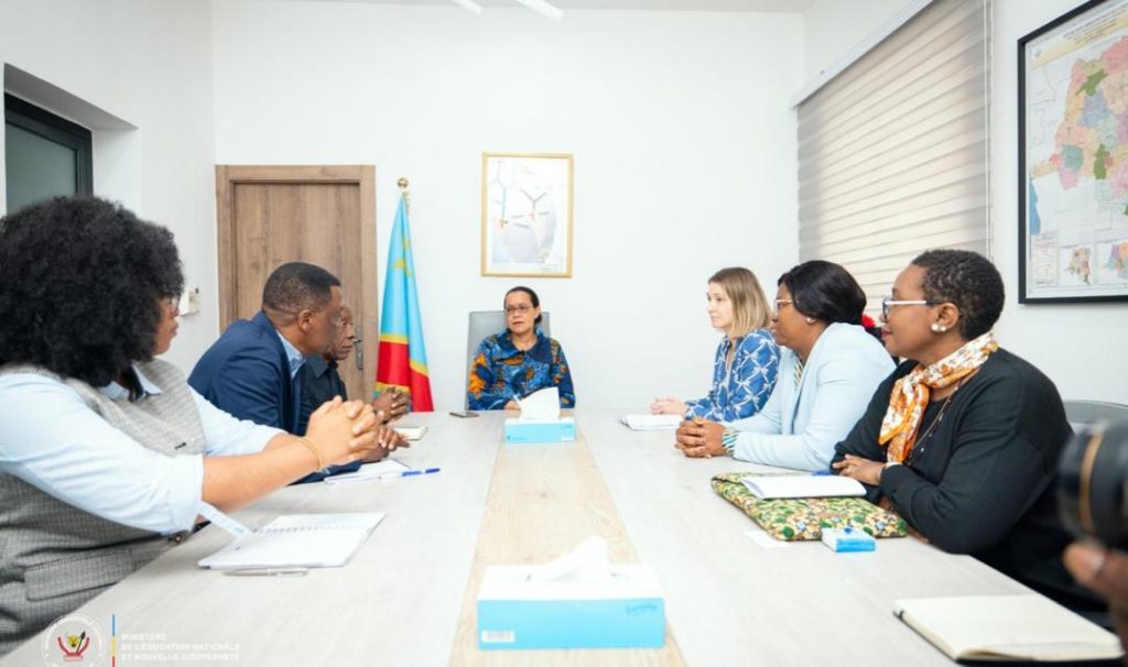 La Ministre Malu Raissa échange avec la mission du Partenariat Mondial pour l’Éducation