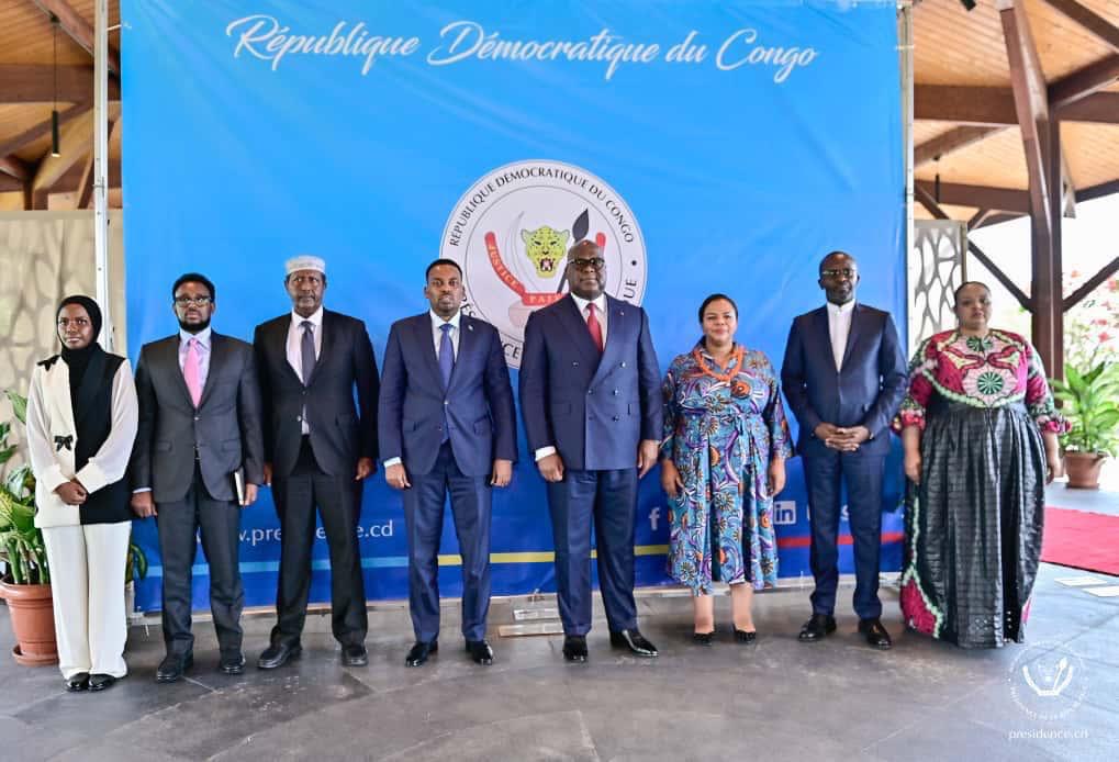 Kinshasa : Le Président Félix Tshisekedi reçoit les lettres de créance de quatre nouveaux ambassadeurs accrédités en RDC