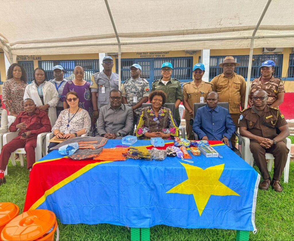 Prison centrale de Makala : La MONUSCO et l’UNFPA renforcent la dignité et l’hygiène des femmes détenues