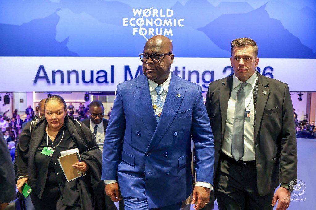 Davos 2026 : Félix Tshisekedi positionne la RDC comme « pays-solutions » pour la transition énergétique et la ZLECAF