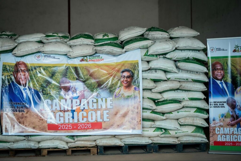 Campagne agricole 2025–2026 : le Gouvernement lance la distribution gratuite des intrants agricoles à Lubumbashi