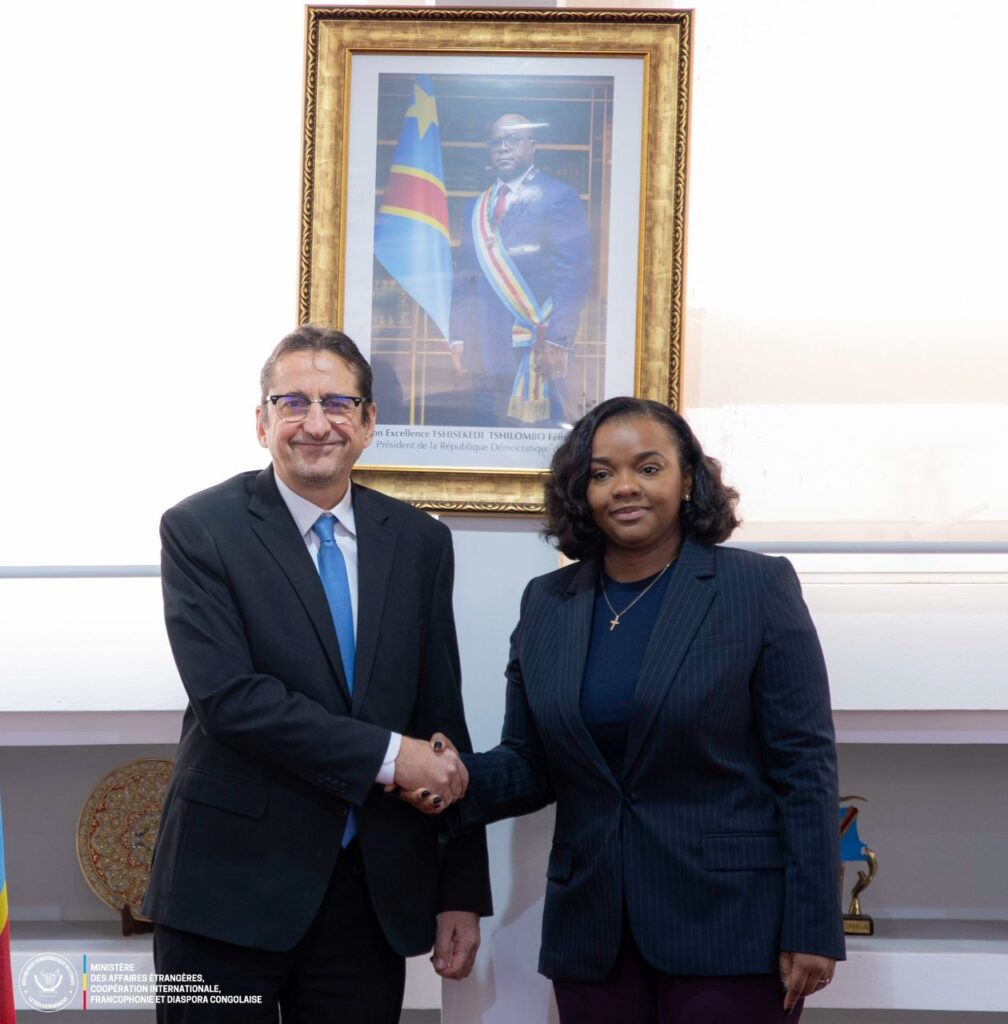 ONU–RDC : La vice-ministre Noëlla Ayeganagato et Bruno Lemarquis échangent sur la situation dans l’Est