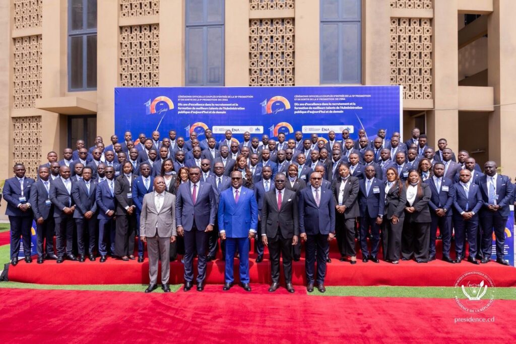 RDC : L’ENA célèbre ses 10 ans et forme les cadres de demain pour un État fort et méritocratique