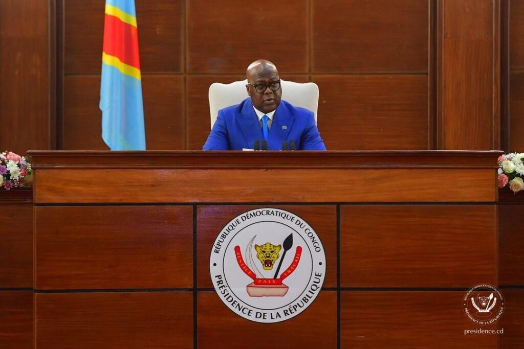 « Dialogue, oui. Mais pas avec ceux qui ont commis des crimes envers nos populations », Félix Tshisekedi devant le corps diplomatique